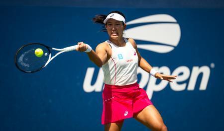 　全米オープンで２回戦に進んだ内島萌夏＝２４日（ゲッティ＝共同）