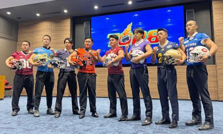 アメフト関東大学リーグで会見　法大主将「目標は日本一」