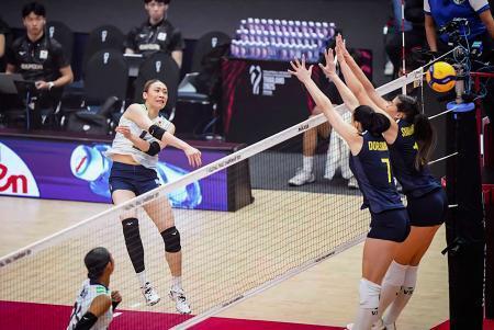 日本２連勝、決勝Ｔ進出　バレー女子世界選手権