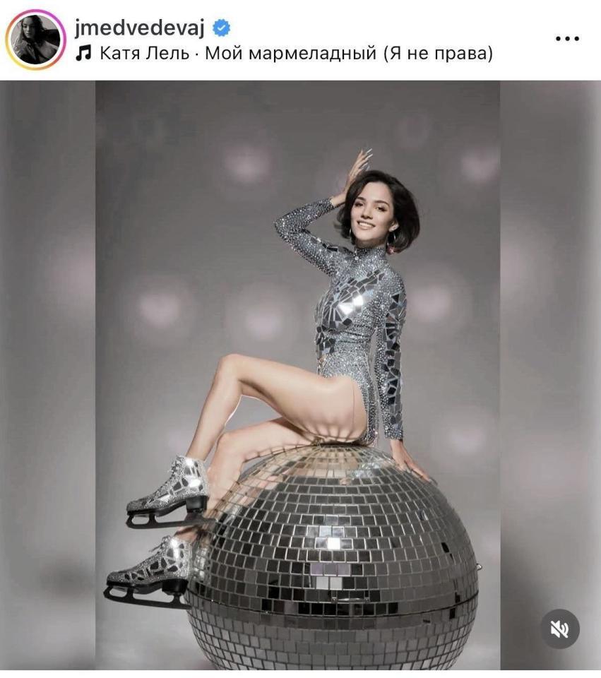 　メドベージェワのインスタグラム＠ｊｍｅｄｖｅｄｅｖａｊより