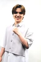 　アイスショーをＰＲした宇野昌磨さん（撮影・中野裕美子）