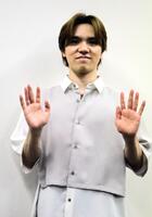 　アイスショーをＰＲした宇野昌磨さん（撮影・中野裕美子）