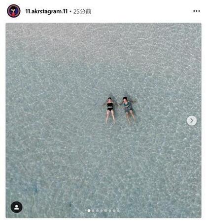 　藤波朱理のインスタグラム（１１．ａｋｒｓｔａｇｒａｍ．１１）より