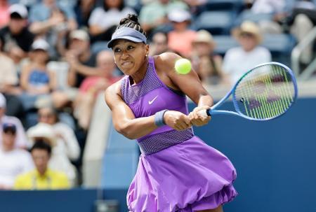 大坂なおみ快勝、３回戦へ　全米テニス、穂積絵莉組も勝利
