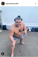 　豊ノ島のインスタグラム（＠ｔｏｙｏｎｏｓｈｉｍａ＿ｄａｉｋｉ）から