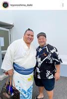 　豊ノ島のインスタグラム（＠ｔｏｙｏｎｏｓｈｉｍａ＿ｄａｉｋｉ）から