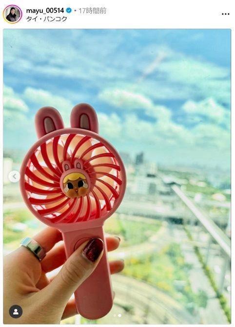 　石川真佑のインスタグラム（ｍａｙｕ＿００５１４）より 