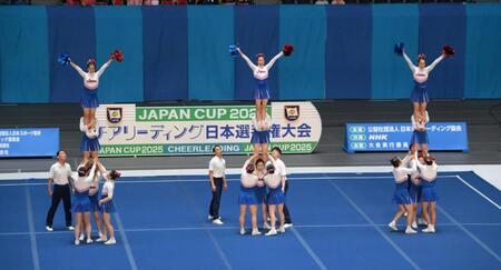 　準決勝８位通過の東京の演技（撮影・伊藤笙子）