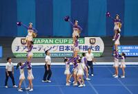 　準決勝を２位で通過した梅花の演技（撮影・伊藤笙子）