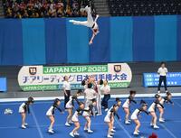 　準決勝４位通過の立命大の演技（撮影・伊藤笙子）