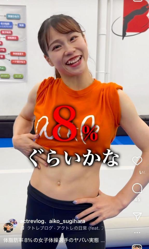 　杉原愛子のインスタグラム＠ａｉｋｏ＿ｓｕｇｉｈａｒａより