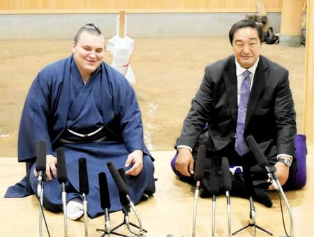 史上最速三役昇進の安青錦「うれしい」も「上がってからが大事」 ウクライナ時代から大相撲マニア、楽しみは「協会あいさつ」