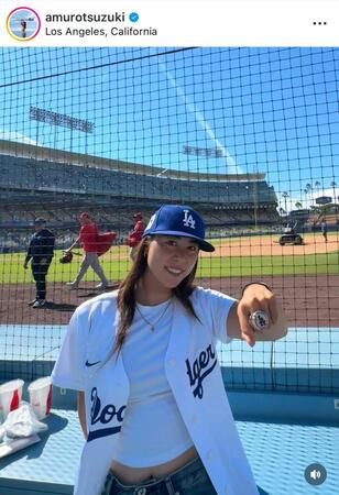 都筑有夢路インスタグラム（ａｍｕｒｏｔｓｕｚｕｋｉ）より