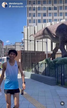 田中悠登アナのインスタグラム（ｄｅｎｄｅｎｙｕｔｏ）より