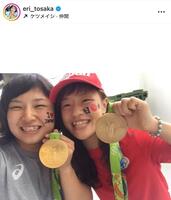 登坂絵莉さんインスタグラム（ｅｒｉ＿ｔｏｓａｋａ）より