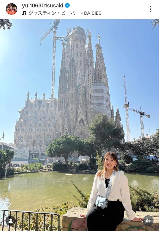 　須崎優衣のインスタグラム（ｙｕｉ１０６３０１ｓｕｓａｋｉ）より