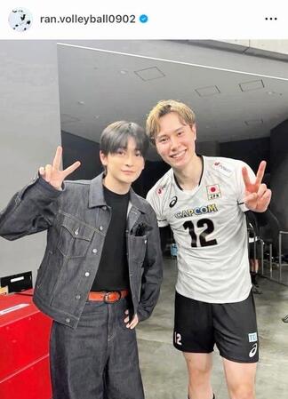 　高橋藍のインスタグラム＠ｒａｎ．ｖｏｌｌｅｙｂａｌｌ０９０２から