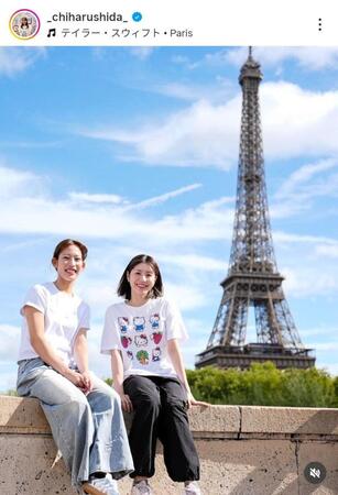 　志田千陽のインスタグラム（＿ｃｈｉｈａｒｕｓｈｉｄａ＿）より 
