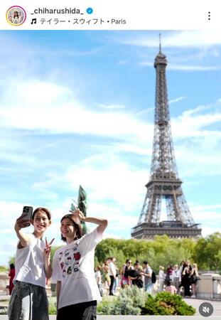 　志田千陽のインスタグラム（＿ｃｈｉｈａｒｕｓｈｉｄａ＿）より