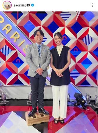 　昨年の共演時。木村沙織さんのインスタグラム（ｓａｏｒｉｉｉｉｉ８１９）より 