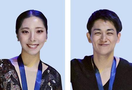 　三浦璃来（左）、木原龍一