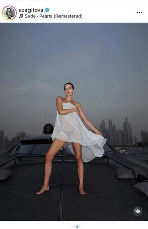 　ザギトワのインスタグラム＠ａｚａｇｉｔｏｖａより