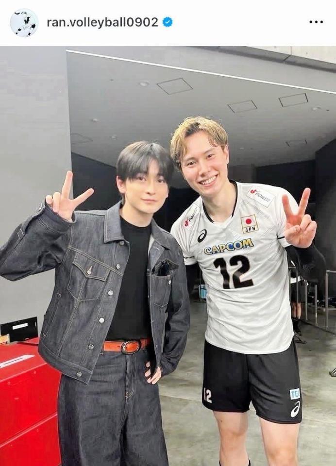 　高橋藍のインスタグラム＠ｒａｎ．ｖｏｌｌｅｙｂａｌｌ０９０２から