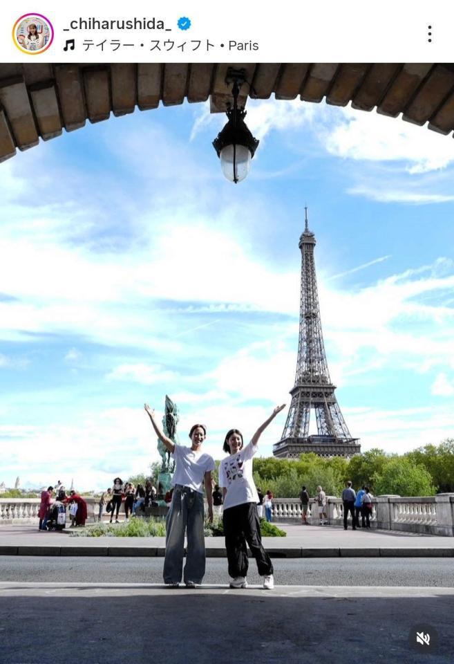 　志田千陽のインスタグラム（＿ｃｈｉｈａｒｕｓｈｉｄａ＿）より