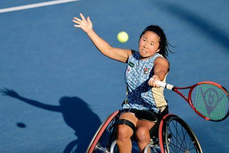 小田凱人、上地結衣が準決勝進出　全米テニス車いすの部
