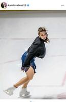 ワリエワのインスタグラム＠ｋａｍｉｌａｖａｌｉｅｖａ２６より