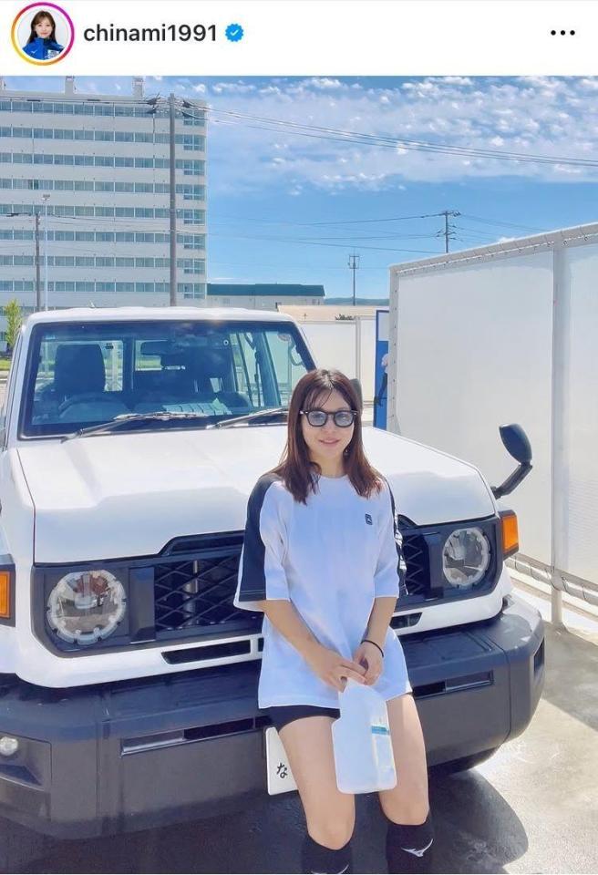 吉田知那美インスタグラム（ｃｈｉｎａｍｉ１９９１）より