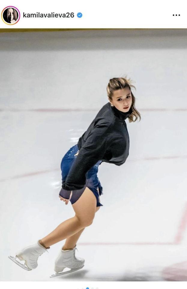 ワリエワのインスタグラム＠ｋａｍｉｌａｖａｌｉｅｖａ２６より