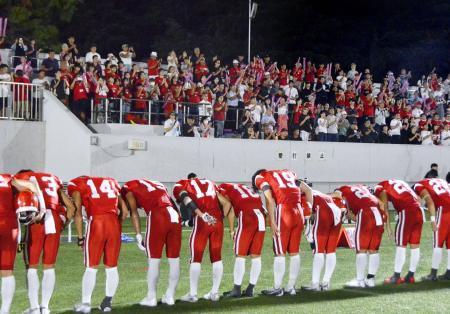 アメフト、日大が２部で再出発　関東大学リーグ