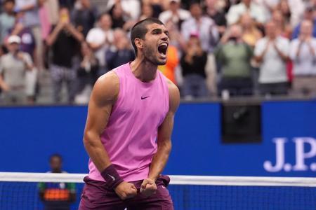 全米テニス、アルカラスが優勝　３年ぶり２度目、シナー破る