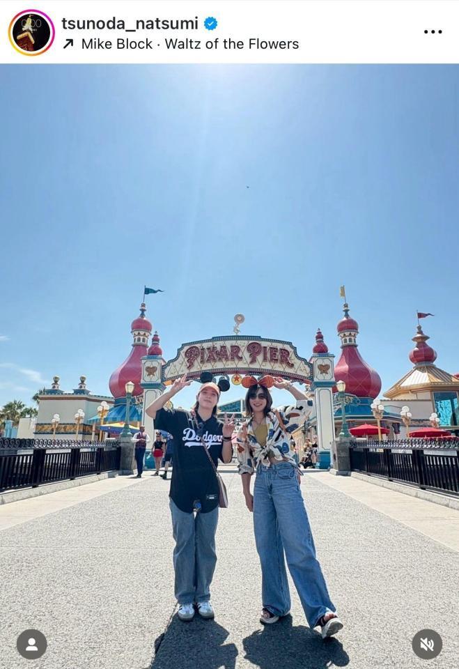 角田夏実インスタグラム（ｔｓｕｎｏｄａ＿ｎａｔｓｕｍｉ）より