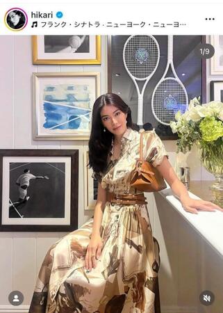 　森星のインスタグラム＠ｈｉｋａｒｉより