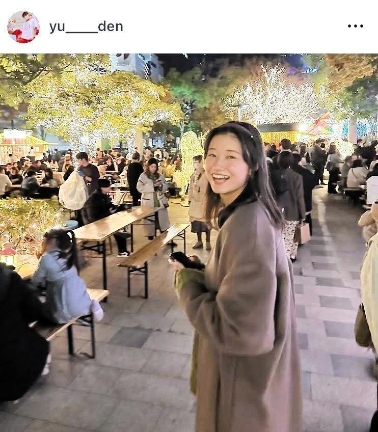 田中佑美のインスタグラム＠ｙｕ＿＿＿＿ｄｅｎ（２３年１２月３１日付）より