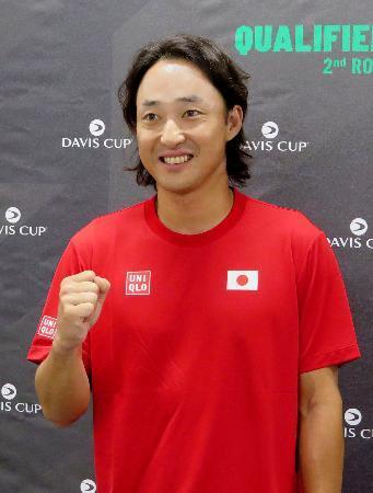 添田豪監督「チャレンジする」　デビス杯テニスへ会見