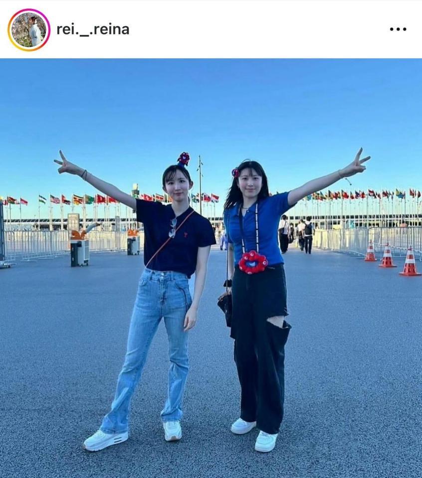 　麻生麗名のインスタグラム（ｒｅｉ．＿．ｒｅｉｎａ）より