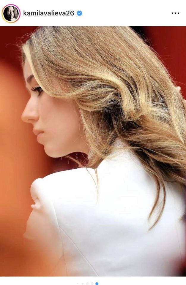 　ワリエワのインスタグラム＠ｋａｍｉｌａｖａｌｉｅｖａ２６より