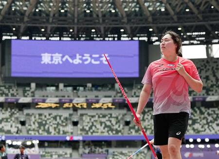 北口榛花　世陸開幕へ意気込み「最初で最後の自国開催で最高の思い出を」　マラソン・安藤友香も入賞目指して気合十分
