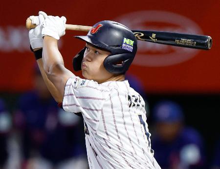 全勝の日本、台湾に大勝　野球Ｕ-１８Ｗ杯第９日