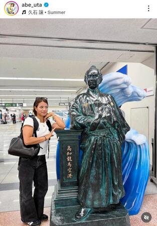 　阿部詩のインスタグラム（ａｂｅ＿ｕｔａ ）より