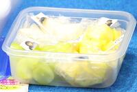 　もぐもぐタイム時のフォルティウスのフルーツセット（撮影・吉澤敬太）