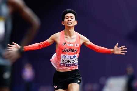 日本勢最高は近藤亮太の11位 世界陸上、男子マラソン