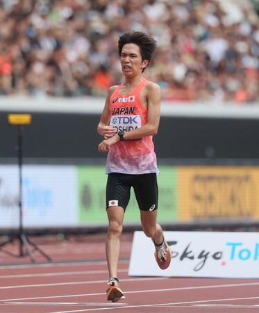 　ゴールする吉田祐也（撮影・石井剣太郎）