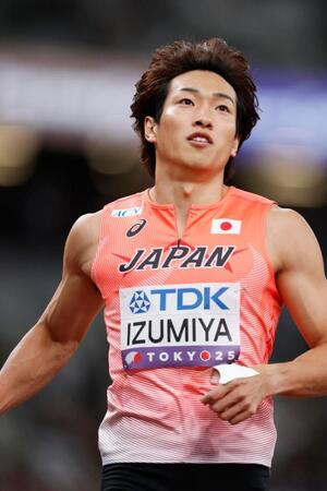 　ゴールした泉谷駿介