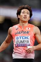 　ゴールした泉谷駿介