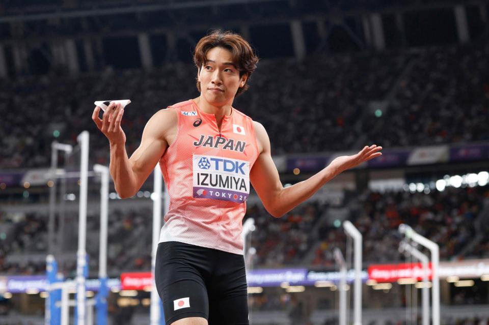 　レースを終えた泉谷駿介