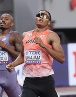 　男子４００メートル準決勝に臨んだ中島佑気ジョセフ（撮影・石井剣太郎）